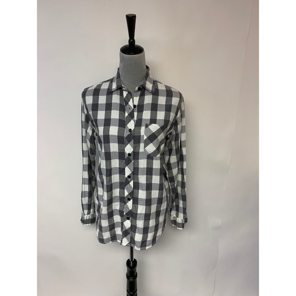 Denim & Supply Ralph Lauren RL Boyfriend Plaid Rugged Womens SZ S